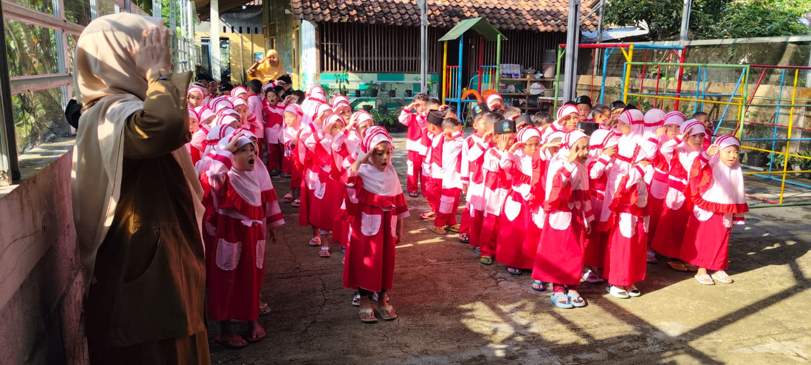 Dokumentasi kegiatan akhirussanah PAUD Harapan Mulia